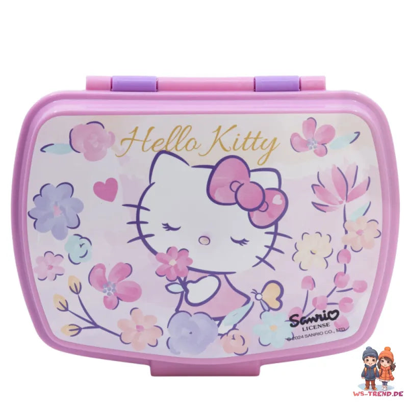 Hello Kitty 2 tlg. Lunch Set Lunchbox Brotdose Trinkflasche 400 ml - WS-Trend.de