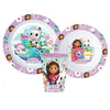Gabbys Dollhouse Mädchen Kinder Geschirr-Set 3 tlg Becher Teller Schüssel