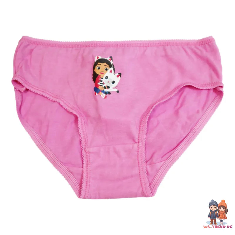 Gabbys Dollhouse 3er Pack Slips Kinder Mädchen Unterwäsche - WS-Trend.de