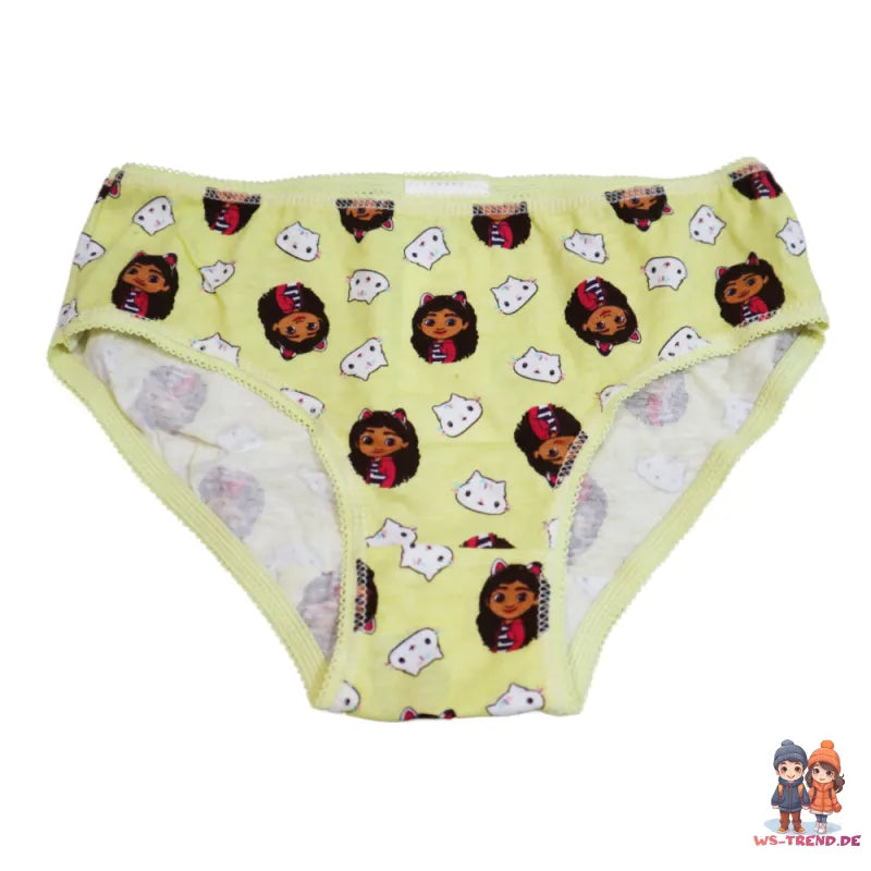 Gabbys Dollhouse 3er Pack Slips Kinder Mädchen Unterwäsche - WS-Trend.de