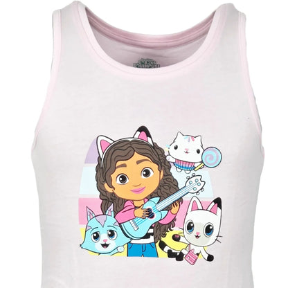 Gabbys Dollhouse Kinder Mädchen kurzarm Kleid Sommerkleid - WS-Trend.de 92-128 Baumwolle