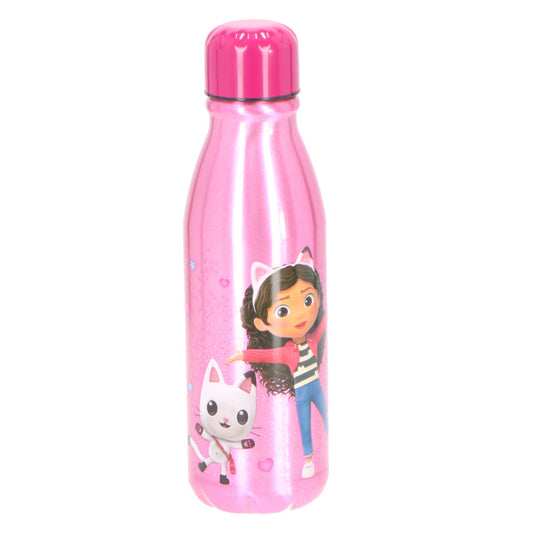 Gabbys Dollhouse Kinder Mädchen ALU Wasserflasche Trinkflasche Flasche 600 ml