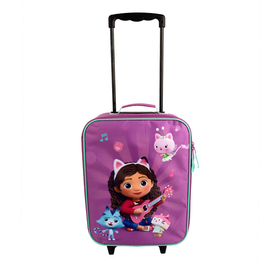 Gabbys Dollhouse Mädchen Trolley Kinderkoffer Koffer Reisekoffer