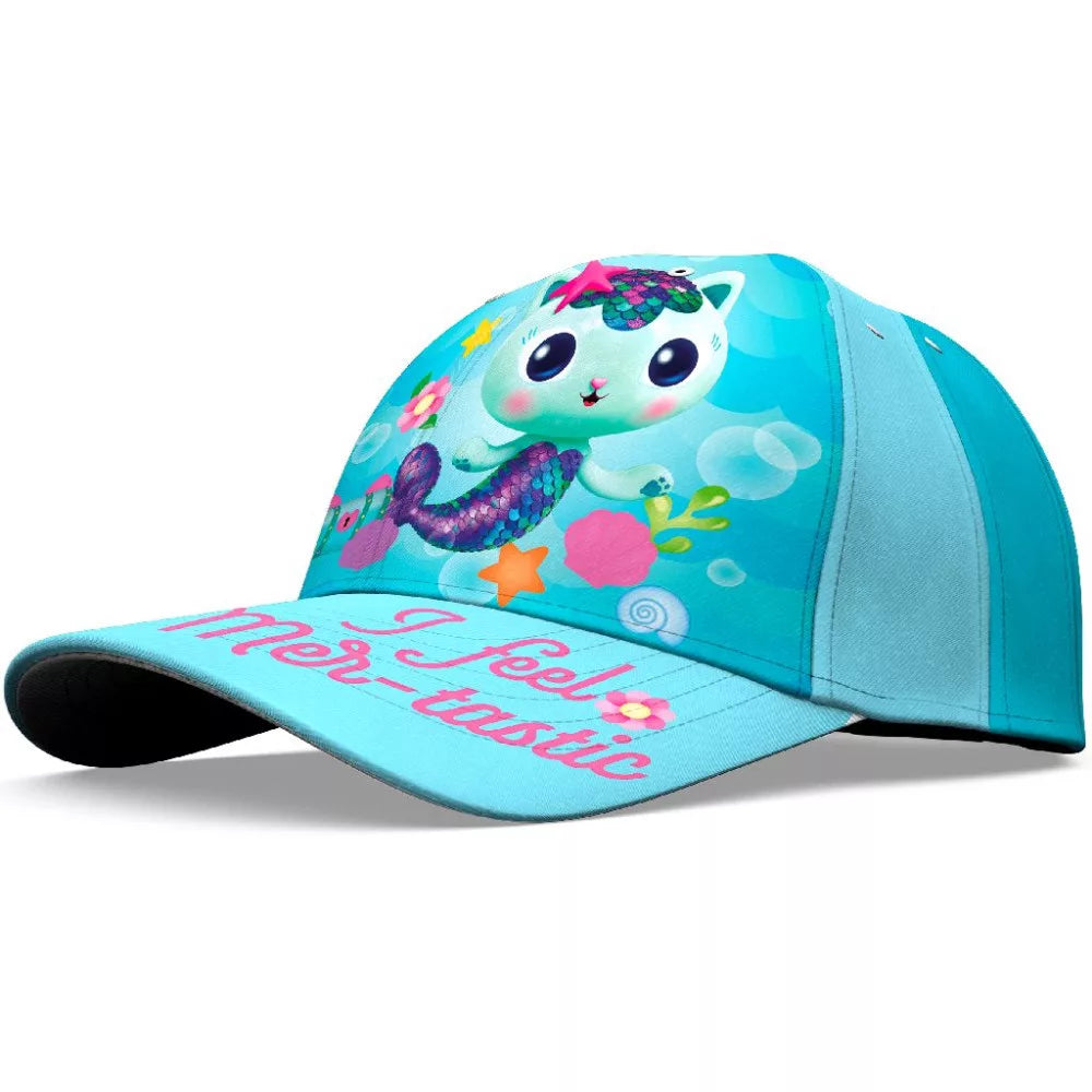 Gabbys Dollhouse Kinder Mädchen Basecap Baseball Kappe Mütze