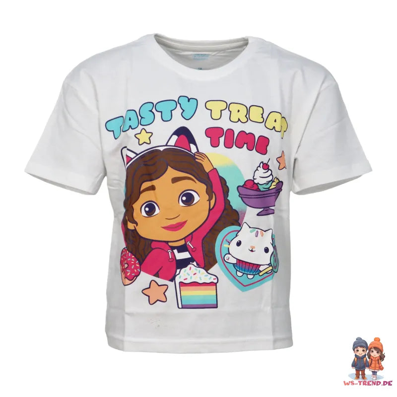 Gabbys Dollhouse Kinder Mädchen kurzarm Schlafanzug Pyjama - WS-Trend.de 104-134 Baumwolle