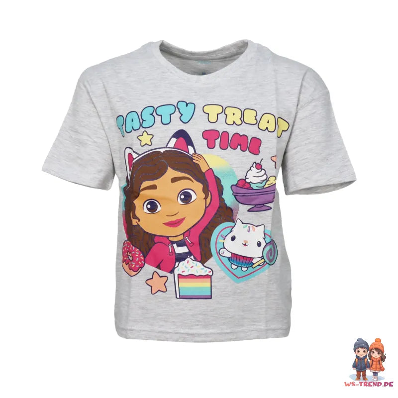 Gabbys Dollhouse Kinder Mädchen kurzarm Schlafanzug Pyjama - WS-Trend.de 104-134 Baumwolle