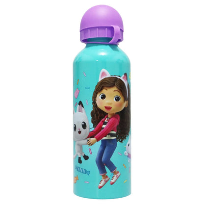 Gabbys Dollhouse Kinder Mädchen ALU Wasserflasche Trinkflasche Flasche 500 ml - WS-Trend.de