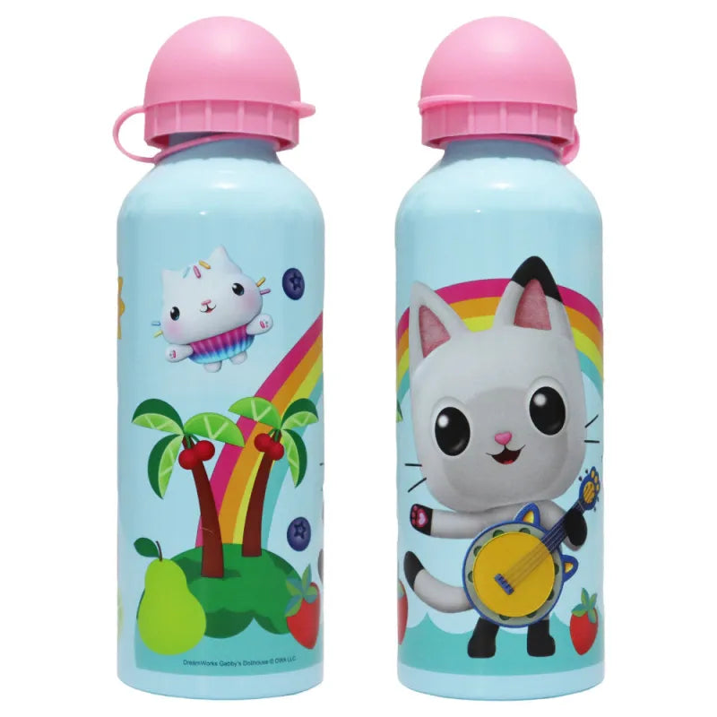 Gabbys Dollhouse Kinder Mädchen ALU Wasserflasche Trinkflasche Flasche 500 ml - WS-Trend.de