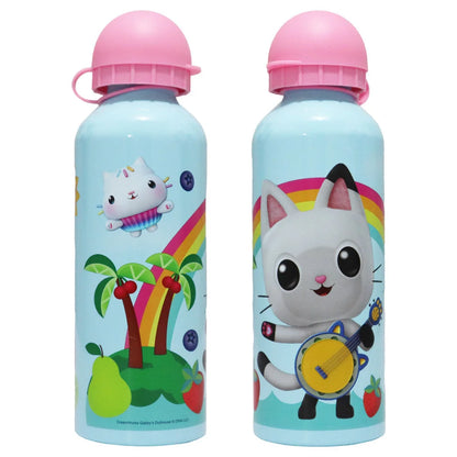 Gabbys Dollhouse Kinder Mädchen ALU Wasserflasche Trinkflasche Flasche 500 ml - WS-Trend.de