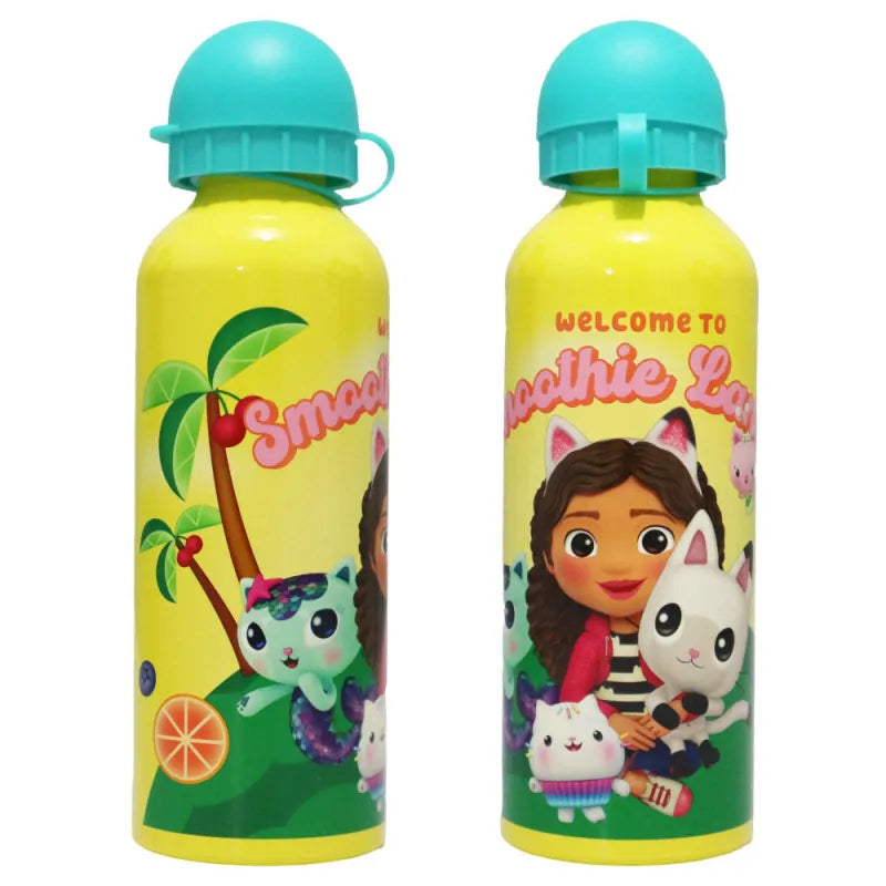 Gabbys Dollhouse Kinder Mädchen ALU Wasserflasche Trinkflasche Flasche 500 ml - WS-Trend.de