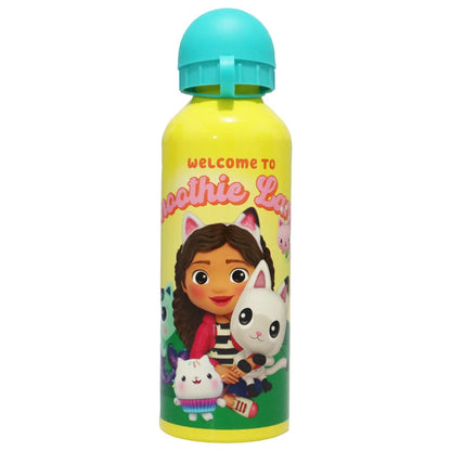 Gabbys Dollhouse Kinder Mädchen ALU Wasserflasche Trinkflasche Flasche 500 ml - WS-Trend.de