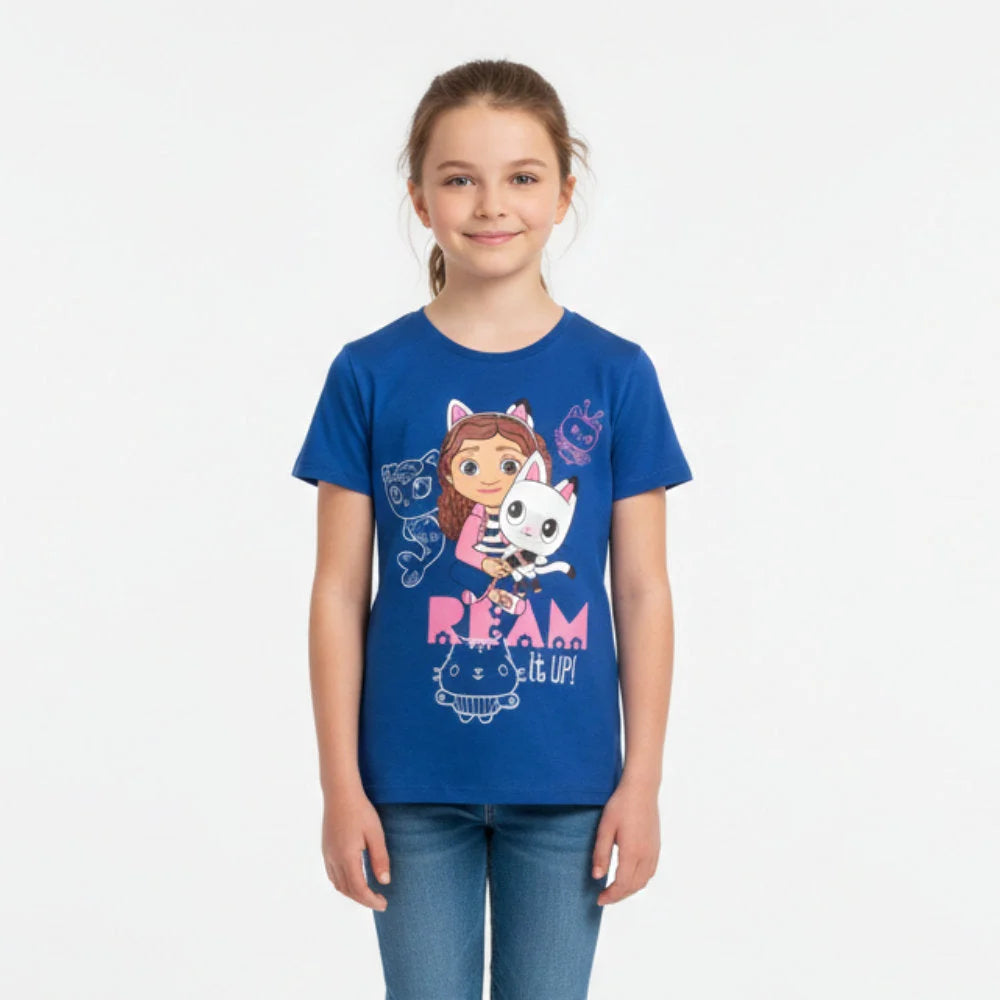 Gabbys Dollhouse Mädchen Kinder T-Shirt Shirt - WS-Trend.de Netflix 100% Baumwolle Gr. 92-128