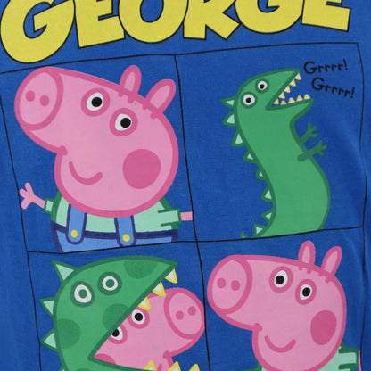 Peppa Pig George Kinder Jungen Pyjama - WS-Trend.de Wutz Schlafanzug 104-134 Shirt Shorts