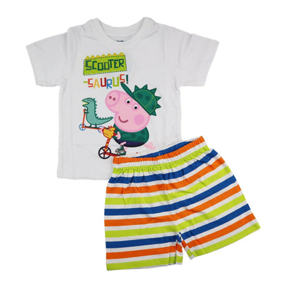 Peppa Wurz George Kinder Jungen Pyjama - WS-Trend.de Wutz Pig Schlafanzug 92-116 Shirt Shorts