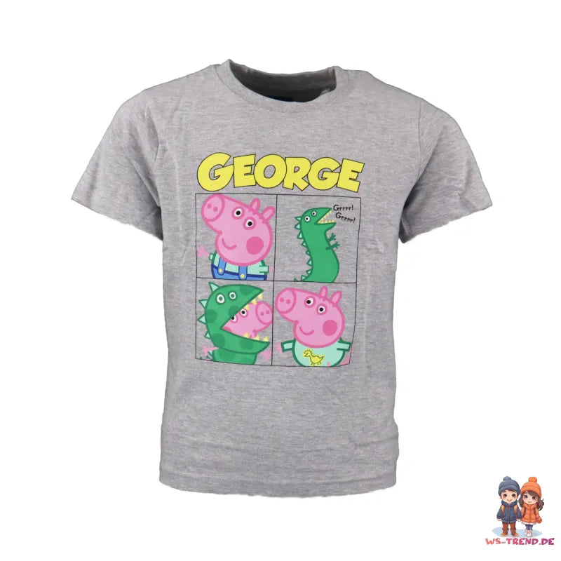 Peppa Pig George Kinder Jungen Pyjama - WS-Trend.de Wutz Schlafanzug 104-134 Shirt Shorts
