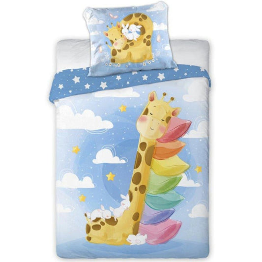 Die kleine Giraffe Baby Bettwäsche Set 100x135 40x60 - WS-Trend.de Kleine 100% Baumwolle