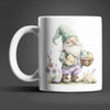 Gnom Ostern Ostereier Keramik Kaffeetasse Teetasse Tasse Geschenkidee