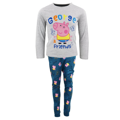 Peppa Wutz Pig George Kinder Jungen Schlafanzug Pyjama - WS-Trend.de Dino Polar Fleece Hausanzug 92 - 128