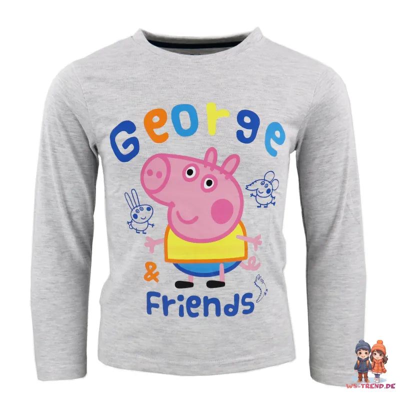 Peppa Wutz Pig George Kinder Jungen Schlafanzug Pyjama - WS-Trend.de Dino Polar Fleece Hausanzug 92 - 128