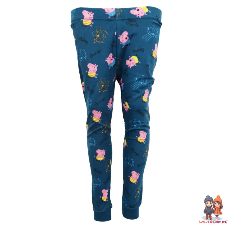 Peppa Wutz Pig George Kinder Jungen Schlafanzug Pyjama - WS-Trend.de Dino Polar Fleece Hausanzug 92 - 128