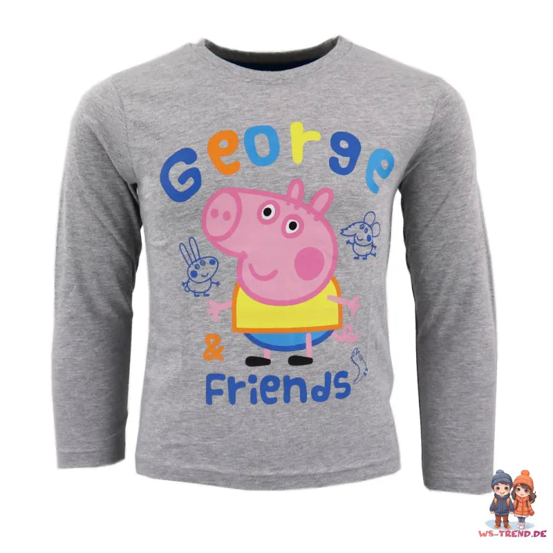 Peppa Wutz Pig George Kinder Jungen Schlafanzug Pyjama - WS-Trend.de Dino Polar Fleece Hausanzug 92 - 128