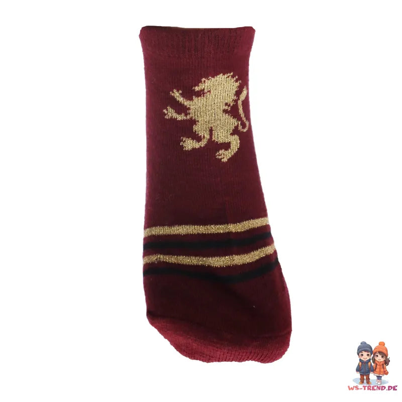Harry Potter Hogwarts kurze Sneaker Kinder Socken 2er Pack - WS-Trend.de 27 - 38 Unisex