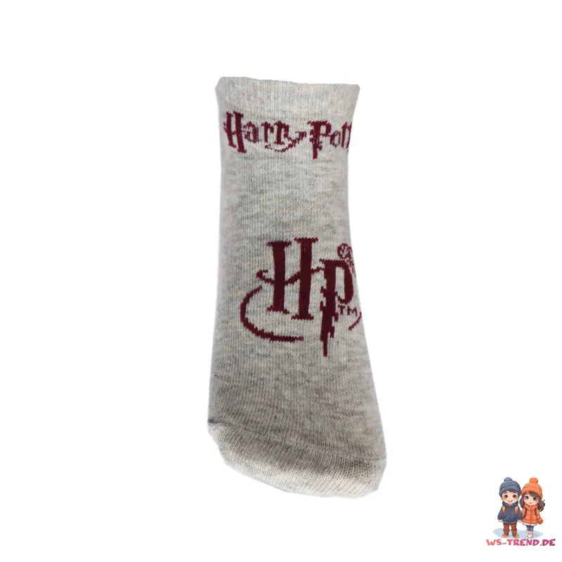 Harry Potter Hogwarts kurze Sneaker Kinder Socken 2er Pack - WS-Trend.de 27 - 38 Unisex