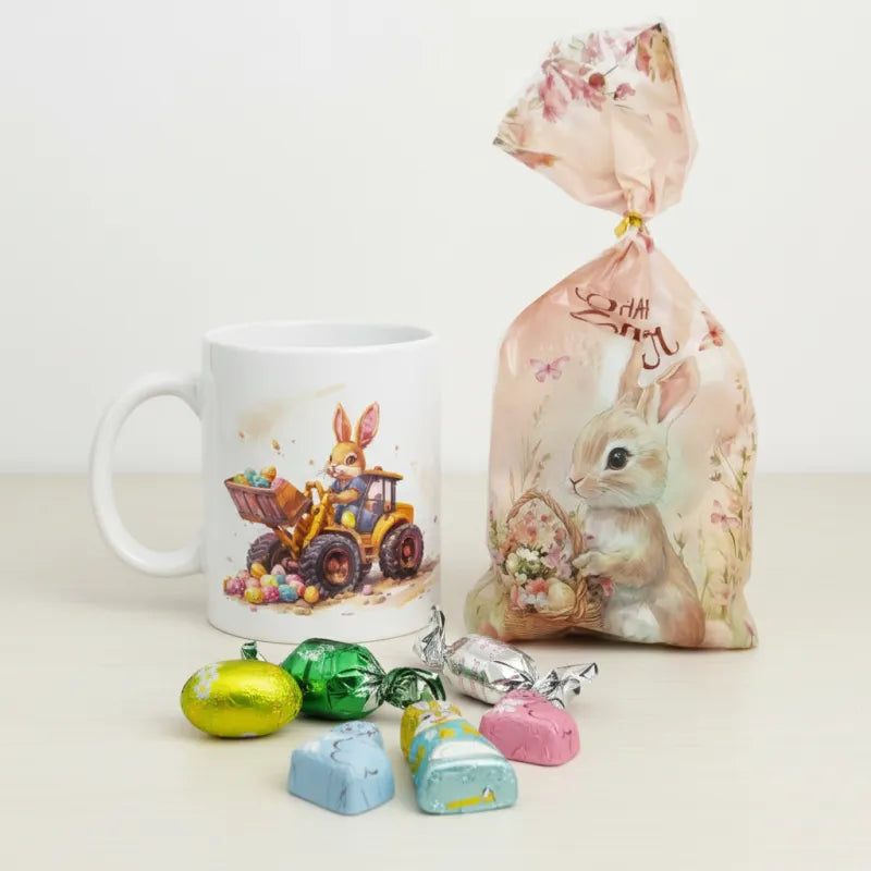 Ostern Schokotüte plus Kaffeetasse Teetasse Tasse Geschenkidee 325 ml - WS-Trend.de