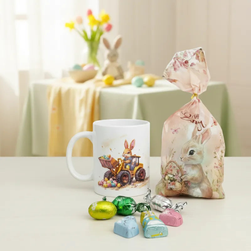 Ostern Schokotüte plus Kaffeetasse Teetasse Tasse Geschenkidee 325 ml - WS-Trend.de