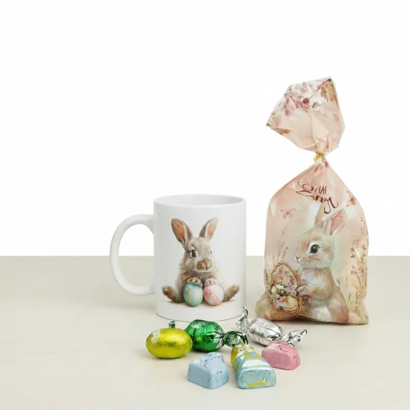 Ostern Schokotüte plus Kaffeetasse Teetasse Tasse Geschenkidee 325 ml - WS-Trend.de