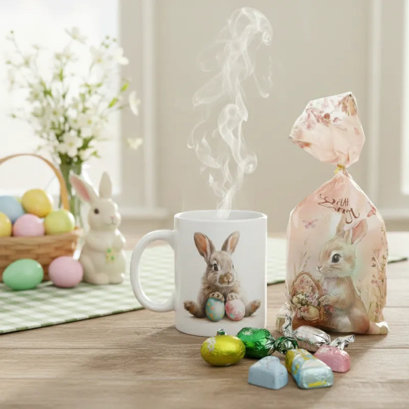 Ostern Schokotüte plus Kaffeetasse Teetasse Tasse Geschenkidee 325 ml - WS-Trend.de