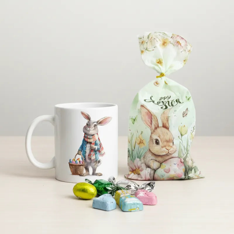 Ostern Schokotüte plus Kaffeetasse Teetasse Tasse Geschenkidee 325 ml - WS-Trend.de