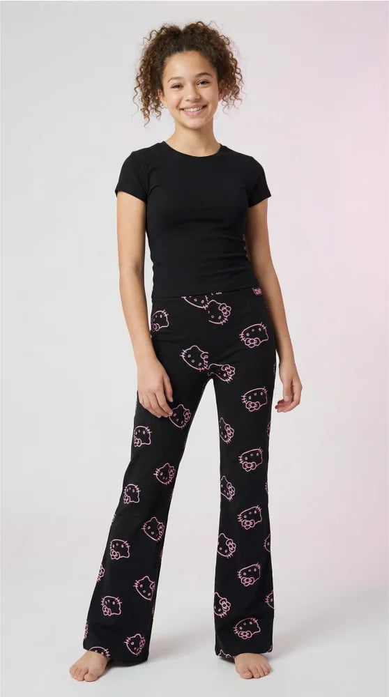 Hello Kitty Mädchen Leggings Schlaghose Hose Gr. 134 bis 170 - WS-Trend.de