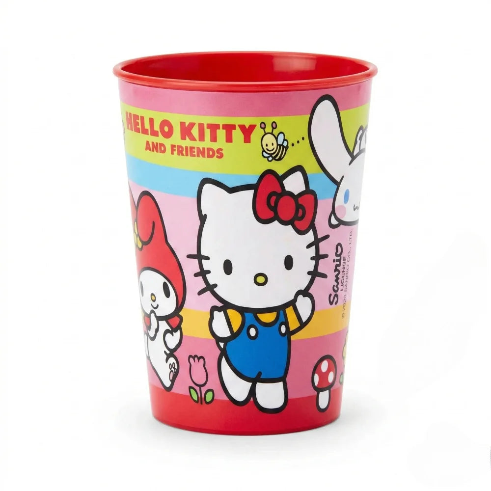 Hello Kitty Friends Kinder Geschirr-Set 3 teilig Becher (260 ml) Teller Schüssel - WS-Trend.de