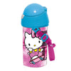 Hello Kitty Kinder Wasserflasche Flasche mit Trinkhalm Gurt 500 ml