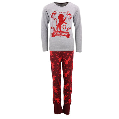 Harry Potter Gryffindor Slytherin Mädchen Schlafanzug Pyjama - WS-Trend.de 134-164 Baumwolle