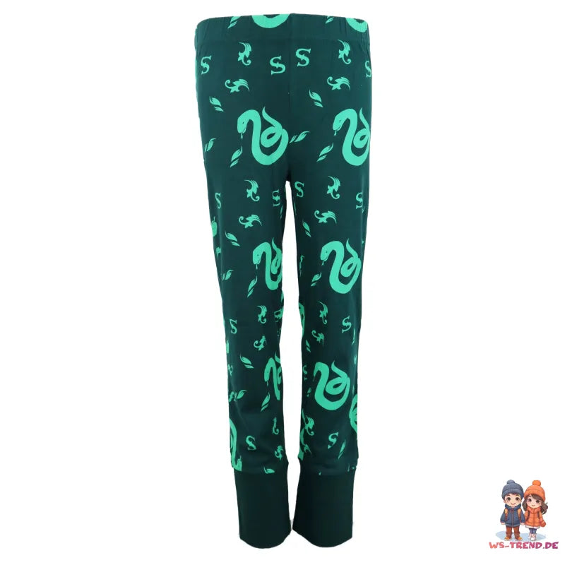 Harry Potter Gryffindor Slytherin Mädchen Schlafanzug Pyjama - WS-Trend.de 134-164 Baumwolle