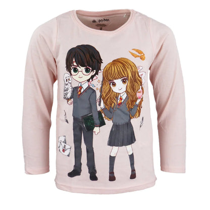 Harry Potter Hermine Mädchen Schlafanzug Pyjama lang - WS-Trend.de 104-134 Baumwolle