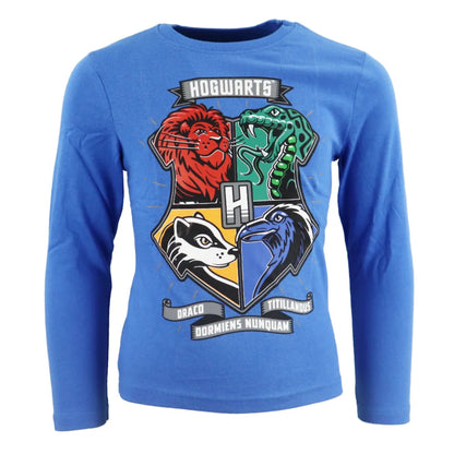Harry Potter Hogwarts Kinder Schlafanzug Pyjama - WS-Trend.de langarm 104-134 baumwolle