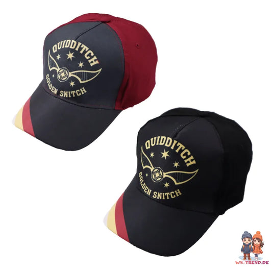 Harry Potter Quidditch Kinder Baseball Kappe - WS-Trend.de Golden Snitch Basecap Mütze Jungen 52-54
