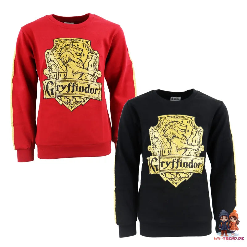 Harry Potter Gryffindor Kinder Mädchen Pullover Sweater - WS-Trend.de Pulli 134-164 Baumwolle