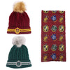 Harry Potter Gryffindor Slytherin Mädchen Winter Set Mütze plus Snood Schaal