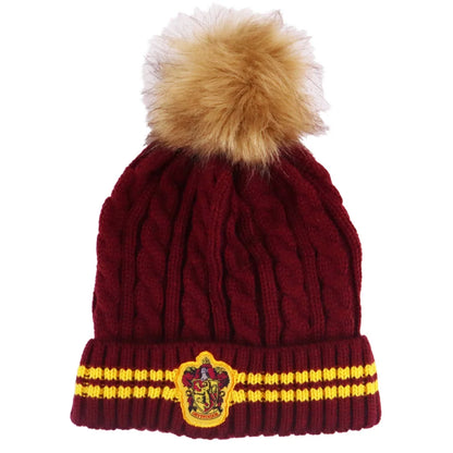 Harry Potter Gryffindor Slytherin Mädchen Winter Set Mütze plus Snood Schaal - WS-Trend.de