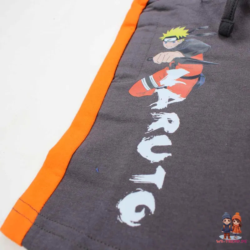 Naruto Shippuden Kinder Jungen Shorts - WS-Trend.de Gr. 110 bis 152 100% Baumwolle