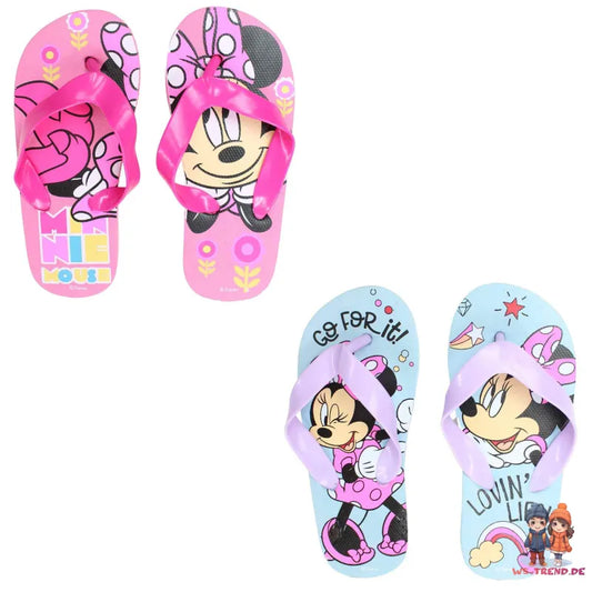 Disney Minnie Maus Kinder Flip Flops Latschen Zehentrenner - WS-Trend.de 25-32