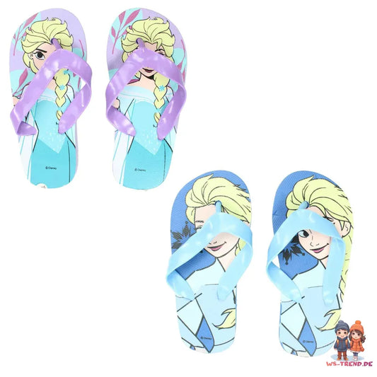 Disney Die Eiskönigin Elsa Kinder Flip Flops Latschen Zehentrenner - WS-Trend.de 25-32