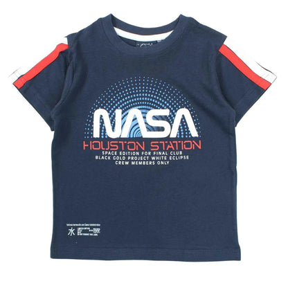 NASA Space Center Jungen kurzarm T-Shirt - WS-Trend.de Kinder Shirt 104-164 100% Baumwolle