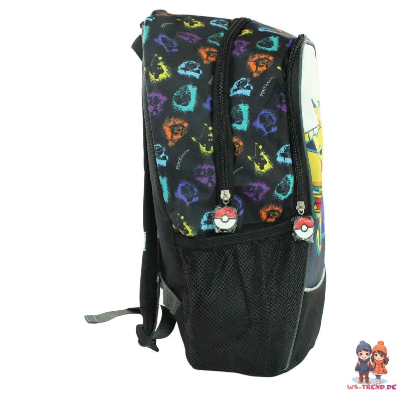 Pokemon Pikachu Jungen Rucksack Schultasche Backpack Tasche Gr. 40x27x14 cm - WS-Trend.de