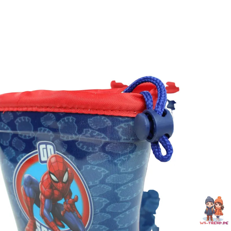 Marvel Spiderman Kinder Jugend Stiefel Gummistiefel Regenstiefel - WS-Trend.de 26-34