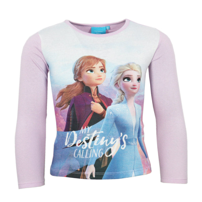 Disney Die Eiskönigin Elsa Anna Mädchen Kinder Langarmshirt Shirt - WS-Trend.de 92 - 128